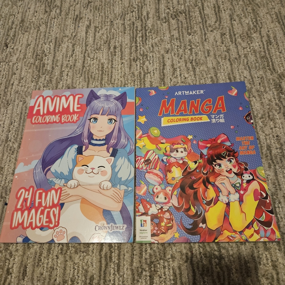 New Anime Coloringbook